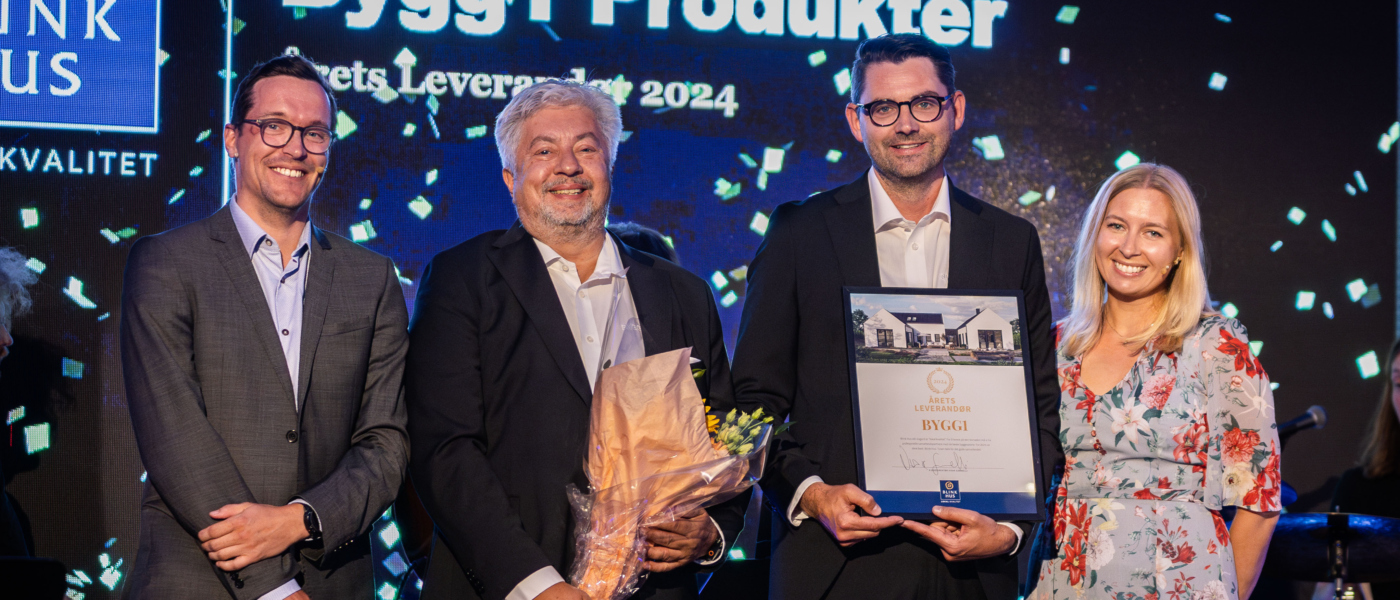 Blink Hus Årets leverandør